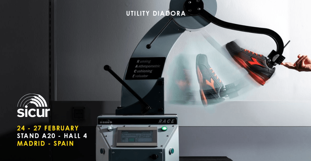 Medere a SICUR 2026 con Diadora Utility presenta plantari ortopedici su misura compatibili con calzature di sicurezza e requisiti DPI.